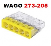 WAGO 2273-205   5-   ,  0.5-2.5 2,  ,  (.100.) 