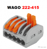 WAGO 222-415    (  )  0,08-42 32A]  5  0,5-4,02    Cu   (.40 .)